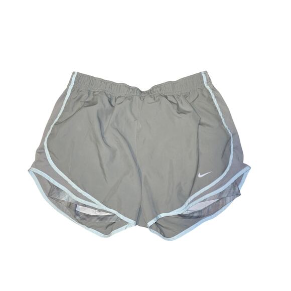 Nike Dri-FIT 2-in-1 Tempo Print Shorts XS Gray Blue Multi Running XL - Picture 1 of 4